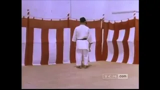 Judo legend Kyuzo Mifune around 1935, rare color video