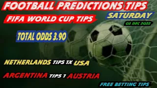 ⚽ FOOTBALL PREDICTIONS TODAY 03/12/2022|BETTING TIPS@mybetpredictz#footballprediction#bettingtips