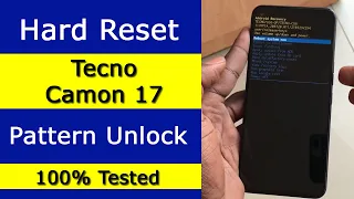 Remove Pasward | Hard reset Tecno Camon 17 , Camon 17 pro & Camon 17 premium