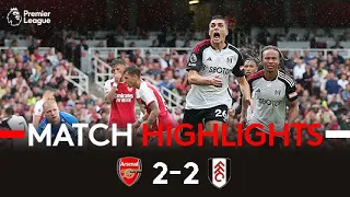 HIGHLIGHTS | Arsenal 2-2 Fulham | Action-Packed Encounter At The Emirates Ends 2-2