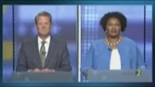 Georgia's Kemp, Abrams debate abortion and voting