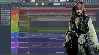 Pirates of the Caribbean At World's End : Theme (Hans Zimmer) (Orchestra cover in FL Studio)