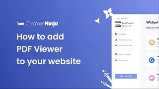 How to add a PDF Viewer to your website