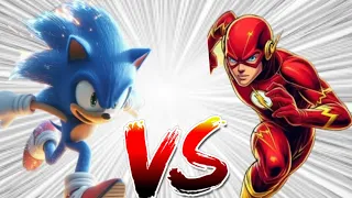 Sonic vs Flash Race Fight Death Battle Who Would Win