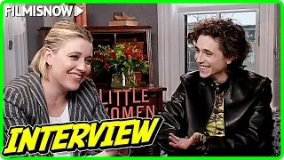 Greta Gerwig and Timothée Chalamet Interview for LITTLE WOMEN