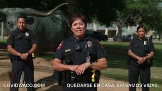 Waco Police Department's Message, COVID-19 Response (en espanol)