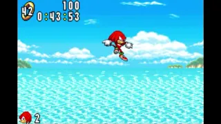 Sonic Advance: Knuckles Conquers Zone 1.