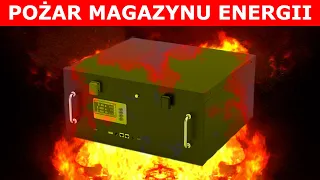 Pożar magazynu energii