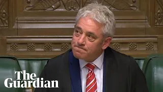 Parliament pays tribute to Bercow as tearful speaker chairs last PMQs