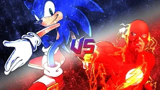 One Minute Melee - Sonic the Hedgehog vs The Flash (SEGA vs DC Comics) REACTION