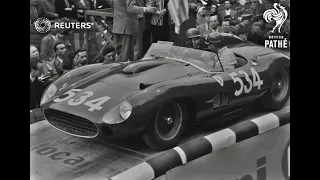 Upscaled to HD-60FPS: the 1957 and last real Mille Miglia. A British Pathé short film