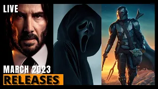 🔴 Exciting New Movies and TV Shows Releasing In March 2023