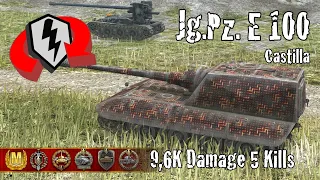 Jagdpanzer E 100  |  9,6K Damage 5 Kills  |  WoT Blitz Replays