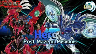 Deck Hero Post Maze of Memories || Replay 🎮 & Decklist || Edopro