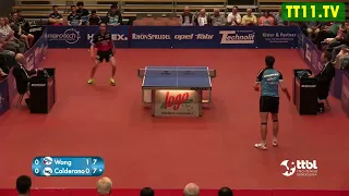 Hugo Calderano vs Wang Xi   SF 2   Bundesliga 2017 2018