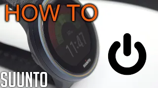 How to power off Suunto Watches