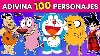 Adivina 100 Personajes de Caricaturas 😀 | Quiz de Caricaturas | Adivina los Personajes ✅