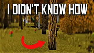 In VR RLCraft I genuinely couldn't figure out how to pick up wood for 16 minutes straight.