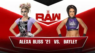 Alexa Bliss w/ Bianca Belair and Asuka vs. Bayley w/ Damage (Full Match) - WWE Raw 19 September 2022