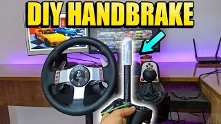 How to Make DIY Handbrake With USB Controller + Testing in Game