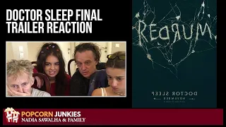 Doctor Sleep (FINAL TRAILER) Nadia Sawalha & The Popcorn Junkies FAMILY REACTION