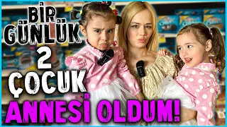 İKİ BEBEK BAKARAK BİR GÜN GEÇİRMEK!! ( Öykü Çok Hastalandı )