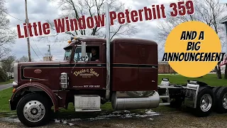 71 PETERBILT Little Window Semi Truck & Vintage Great Dane Reefer