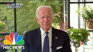 One-on-One With Joe Biden Ahead of Tuesday’s Debate | NBC Nightly News