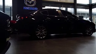 ‼️Elegante Mazda 3 I Sport sedan negro celeste/ Entrega emotiva 4K ‼️