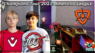 Epic Game! Sentinels  vs 100T Highlights | Valorant Champions Tour 2023: Americas League