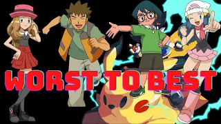 All the Pokemon companions ranked from worst to best