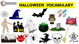 Halloween Words Learn Useful Halloween Vocabulary Words in English with Pictures | English Classroom