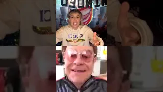 Miley Cyrus Talks With Sir Elton John on Instagram Live (4/3/2020)