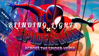 SPIDER-MAN:ACROSS THE SPIDER-VERSE TRAILER [MMV) BLINDING LIGHTS