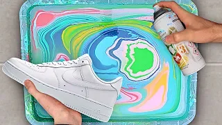 HYDRO Dipping AIR Force 1's!! 🎨