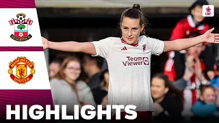 Manchester United vs Southampton | Highlights | Adobe Women's FA Cup 11-02-2024