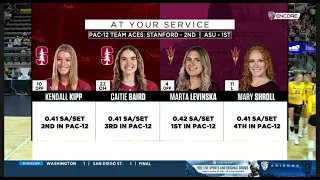 2023-10-30 Arizona State Volleyball sweeps Stanford FULL game