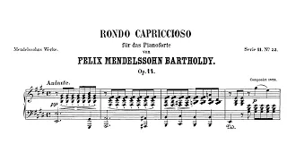 Mendelssohn: Rondo Capriccioso, Op. 14 - Josef Hofmann, 1913 - Classics Record Library SWV 6633