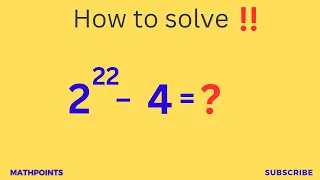 Nice Exponential Equation Simplification |  Math Olympiad Solution |How to solve without Calculator|