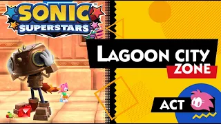 Sonic Superstars - Lagoon City Zone Act Amy (Character Stage)