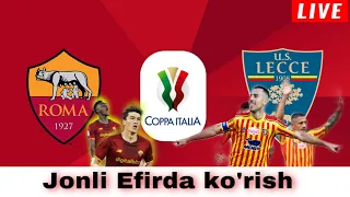 Roma vs Lechche Jonli Efirda ko'rish (video)