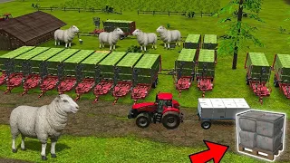 How To get Wool || How to Make Wool In Farming Simulator 16 ||  How to play FS 16 || Grass cutting