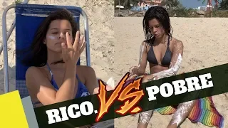 RICO VS POBRE NA PRAIA - GABRIELLA SARAIVAH