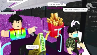 a “ ARE WE THERE YET “ meme that I made in a Roblox driving game