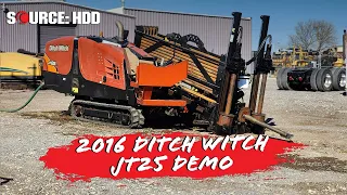 2016 Ditch Witch JT25 drill demo | SOURCE: HDD