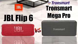 JBL Flip 6 vs Tronsmart Mega Pro Comparison