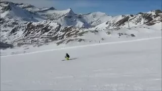 Race carving turns, speed carving ski technique and tips