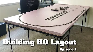 Building HO Train Layout - Ep 1 - Foundation & Track Plans!