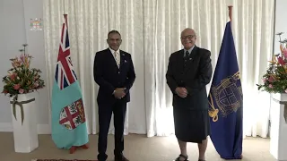 Fijian President officiates at the Swearing-in ceremony for Hon. Faiyaz Koya