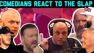 Every Comedian's Reaction to Will Smith Slapping Chris Rock REACTION!! | OFFICE BLOKES R